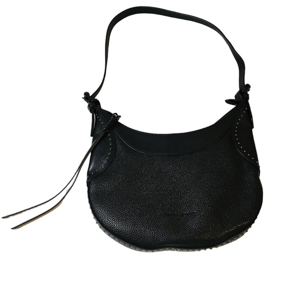 Rebecca Minkoff Pippa Black Leather Studded Hobo Purse, Rebecca Minkoff Purse